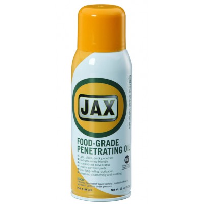 JAX Food-Grade Penetrating Oil Spray 419ml - Αντισκωριακό, διεισδυτικό λάδι με έγκριση τροφίμων Η1