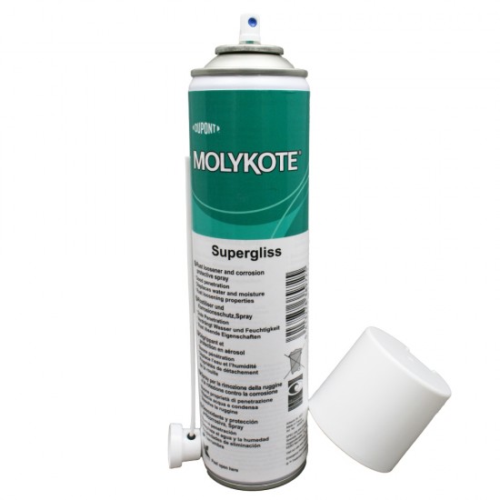 Molykote Supergliss Spray 400ml – Αντισκωριακό, Διεισδυτικό Λάδι ΒΙΟΜΗΧΑΝΙΚΑ ΛΙΠΑΝΤΙΚΑ