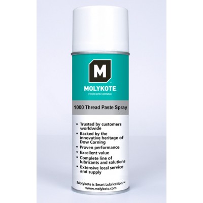 Molykote 1000 Spray 400ml - Λιπαντική Πάστα για βίδες υψηλής θερμοκρασίας