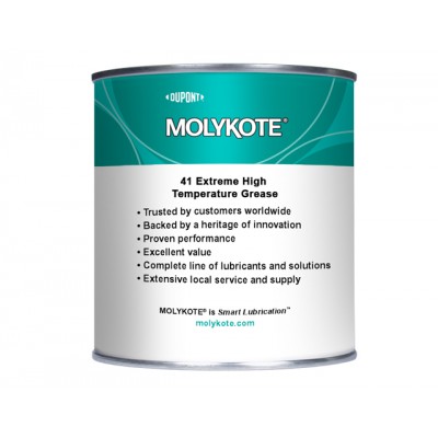 Molykote 41 1kg - Γράσο Σιλικόνης Πολύ Υψηλής Θερμοκρασίας Μαύρο